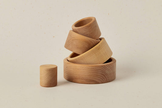 Wooden Nesting Bowls